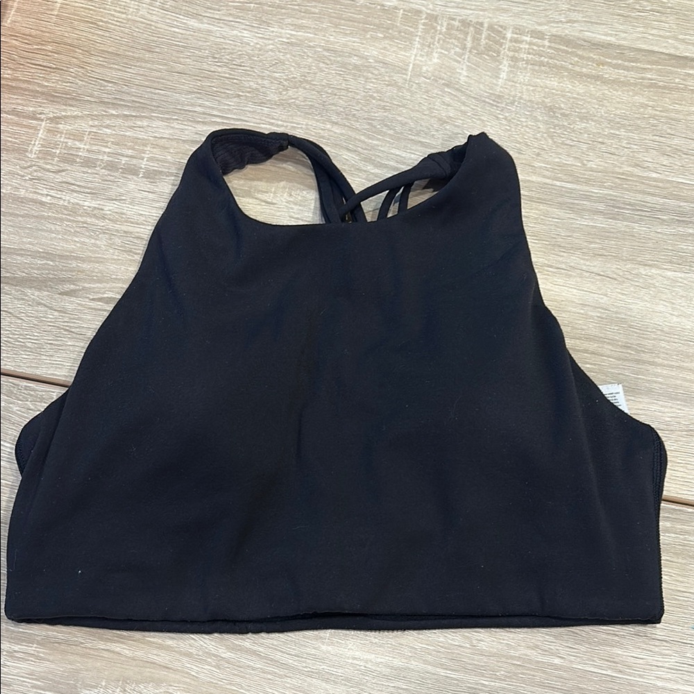 Athleta Black Sports Bra, Medium